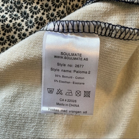 SOULMATE Paloma Printed Cotton Blazer small - Picture 6 of 7